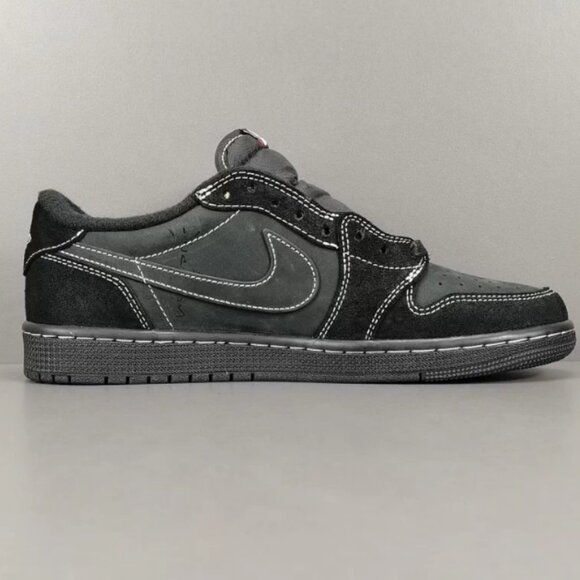 Jordan 1 Retro Low OG SP Travis Scott Black Phantomom - Picture 1 of 6